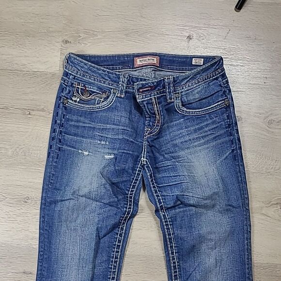 MEK DNM FOR BUCKLE LAS TUNAS BOOT CUT DENIM JEANS size 28 - Picture 10 of 10